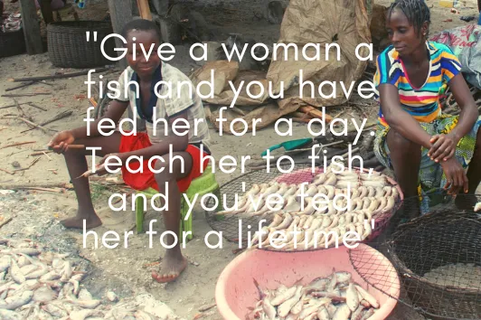 Small business loan launches a fishing start up